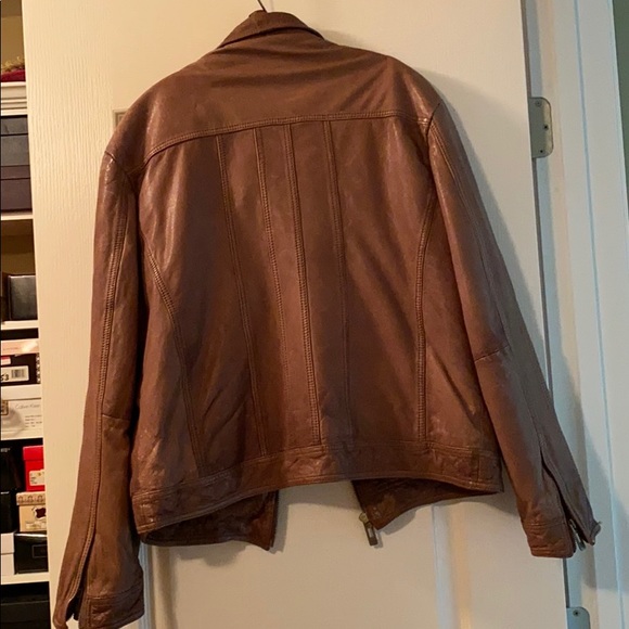 Guess Jeans Leather Jacket - Picture 2 of 8